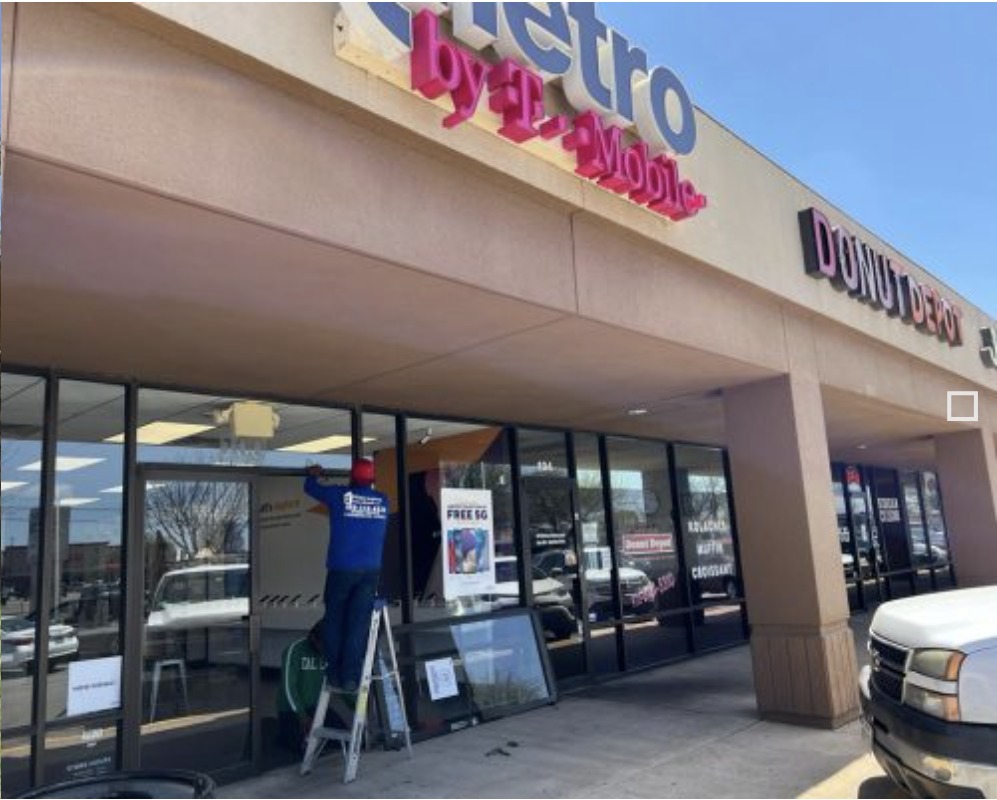 Commercial storefront door project